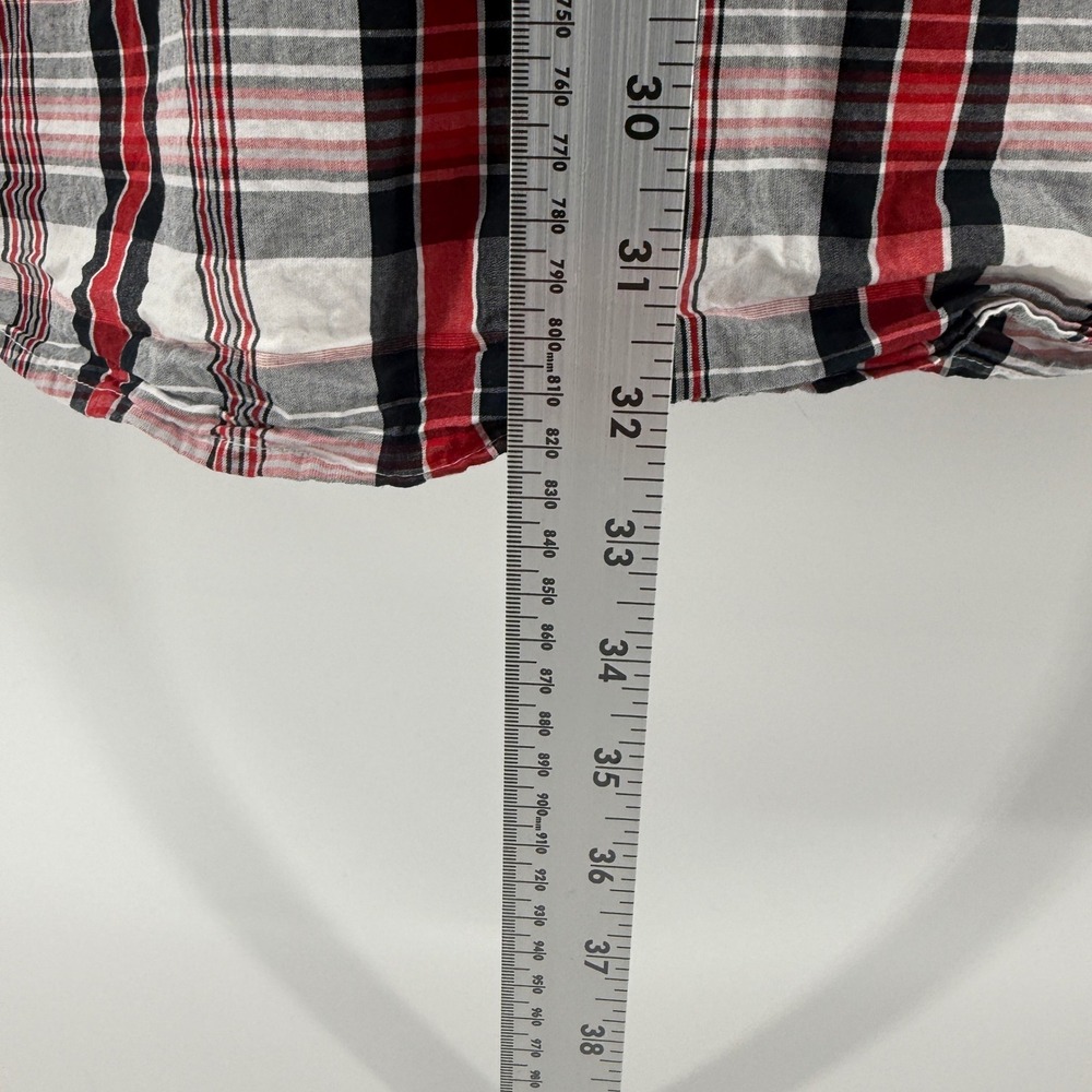 Columbia PFG Super Bonehead Georgia Bulldogs Fishing Shirt Mens Large Red Plaid - Picture 7 of 9